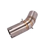 Für Ducati 959 Für Panigale Motorrad Auspuff Escape Ändern Mittleren Link Rohr Anschluss 60mm Schalldämpfer Slip Auf