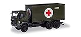 herpa 746519 Iveco Trakker 6x6 Abrollcontainer-LKW Bundeswehr