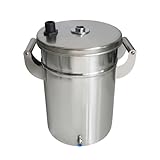 Elektrostatische Pulverbeschichtung Behälter für Pistole Pulver Behälter für Pulverbeschichtung Pulversprühgerät Pulverbeschichtungsgerät aus Edelstahl (220x400mm, 1)