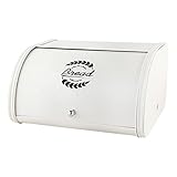 Milageto Multifunktionaler Brotkasten Extra Groß mit Rolldeckel für Bäckereitheke