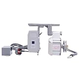 Nähmaschine Motor Zubehör, 550W 220V Industrieller Nähmaschinenmotor 200-6000Rpm Brushless Servomotor,Nähmaschinemotor LED-Anzeige, für Heimtextilien, Industrielle Fertigung