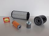 MotorFunSports Filter-Set (klein) für Komatsu PC 16 R-3/-HS: Ölfilter, Luftfilter, Kraftstofffilter