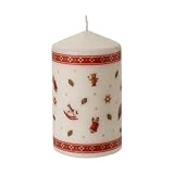 Villeroy & Boch - Winter Specials Kerze Geschenk Toys M, dekorative, weihnachtliche Kerze für Ihre Festtafel, Wachs, 7 x 12 cm