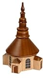 Rudolphs Schatzkiste Miniaturhaus Kirche Seiffen Natur Höhe 7 cm NEU Holz Spielzeug Dekoration Holz Weihnachten Seiffen Holzspielzeug Erzgebirge Tischdekoration