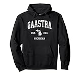 Gaastra Michigan MI Athletisches Sportdesign im Vintage-Stil Pullover Hoodie