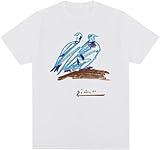 Pablo Picasso Vintage T-Shirt Cotton Men T Shirt Tee Tshirt Tops White XXL