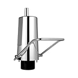 OMGGYER Barber Chair Hydraulikpumpe Friseurstuhl Ersatz Hydraulikpumpe, 360° Drehbar 4-Loch-Pumpe Höhenverstellbare Lift Zylinder für Friseursalon Frisörladen Barbershop, Tragfähigkeit bis 200kg