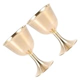 VALICLUD 2stücke Kupferweinkelche Hohen Qualität Multifunktionale Opferbecher Für Zeremonien Und Zuhause Für Sammler Und Kulturliebhaber