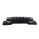 Alnicov Verstellbare Akustikgitarrenbrücke, Daumenräder, Ebenholz, 6 Saiten Archtop für Jazz Gitarre schwimmender Steg