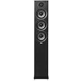 ELAC Debut 2.0 Standlautsprecher F5.2, Box für Musikwiedergabe über Stereo-Anlage, 5.1 Surround-Soundsystem, exzellenter Klang und hochwertiges Design, 3-Wege Lautsprecher, Schwarz dekor