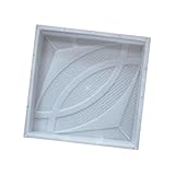 Sharplace Betonziegel-Modell, Trittstein, Pflasterstein, Wegmacher, DIY, quadratische Bodenfliesenform für Wege, Gehwege, Außengehwege, Hinterhöfe, Style B