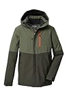 killtec Jungen Outdoorjacke/Funktionsjacke mit Kapuze KOW 222 BYS JCKT, oliv, 176, 43508-000