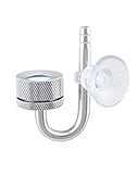 QWORK Aquarium Zerstäuber, CO2 Diffusor, Mit Saugnäpfen und U-Pipe, für alle Arten von Aquarien
