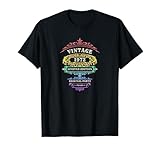 Vintage, limitierte Auflage 1972, Regenbogen-Originalteile T-Shirt