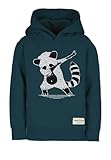 Band of Rascals Kinder Kapuzenpullover Dab aus Bio-Baumwolle, Dark-Petrol, Gr. 110/116