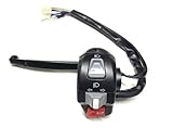 Lenkerschalter Bremshebel links passend für ATU Explorer Race GT, Spin GE 50, Speedfight, CPI, Keeway – Schaltereinheit mit Bremslichtschalter
