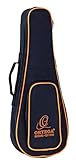 Ortega Guitars Economy Series Bag - Tenor Ukulele Tasche - Höhe 68 cm - Mit Schultergurten - Nylon, Schwarz (OUBSTD-TE)