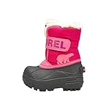 Sorel KIDS SNOW COMMANDER Schneestiefel für Unisex Kinder, Rot (Tropic Pink x Deep Blush) - Toddler, 24 EU