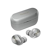 Technics EAH-AZ80E-S kabellose Ohrhörer mit Noise Cancelling, Multipoint Bluetooth 3 Geräte, bequemer In-Ear-Ohrhörer, Kabelloses Laden, Silber