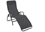 MFG Freizeitmöbel Bäderliege Pool 3", anthrazit/schwarz