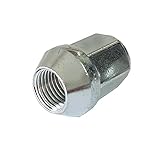 1x Radmutter 1/2 Zoll - 20 UNF 60° Kegelbund geschlossen SW 19mm kompatibel mit Cadillac Fleetwood Jeep Cherokee Commander Grand Cherokee III Wra