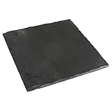 Rayher Hobby Rayher Hobby Rayher 46404000 Quadratische Schieferplatte, zum Beschriften und Basteln, Naturstein Platte für Kerzen und festliche Tischdekoration, 20x20 cm, Schwarz