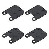 GNXfixt 4x Bremsbeläge für Speedfight 1 2 Jetforce C-Tech Elyseo 50 Elektromotorrad, Bremsklötze 45x35mm 25mm Lochdurchmesser Vorne Hinten