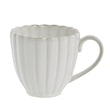 Home of Christmas Porzellan Tasse 300 ml Beige Elfenbein Kaffeetasse Teetasse (Tasse 300 ml)
