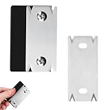 Kantenschneider für Holzbearbeitung, Furnierkantenschneider, Rutschfester Edge Banding Trimmer, Kantenschneider Umleimer, Manueller Furnierkantenschneider mit 1 Ersatzklinge, für PVC, ABS, Holz