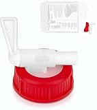 LABROTEC® Auslaufhahn für 2 - 10 Liter für Kunststoff Kanister DIN45, Dosierhahn auch für Lebensmittel geeignet - Ablasshahn oder Ausgießer zur praktischen Dosierhilfe