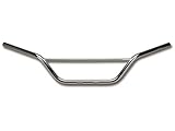 Tommaselli Lenker klappbar, hoch, aus verchromtem Stahl, mit Querstange für Motorrad, Offroad, Cross/Enduro, Maße: Länge: A – 835 mm, Höhe: C – 194 mm, Ausladung: D – 132 mm, Durchmesser: 22 mm