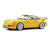 Solido 421185560 Porsche 911 3.8 RS (964), 1990, Modellauto, Maßstab 1:18, gelb S1803401