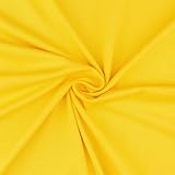 Viskose-Jersey Stoff, elastisch, uni gelb (Länge am Stück: ab 50cm / Breite: 150cm)