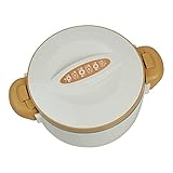 TRI Warmhalte-Schüssel, Thermoschüssel mit Deckel, Thermotopf, Isolierschüssel, Warme Speisen, Edelstahl, Kunststoff | 2 Liter