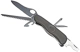 Victorinox Schweizer Taschenmesser Trailfinder, Soldatenmesser, 10 Funktionen, Multitool mit Einhandklinge, Dosenöffner, Schraubendreher, Grün