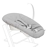 Tripp Trapp Newborn Set, Grey – Verwandle den Tripp Trapp Stuhl in einen Babysitz für Neugeborene bis zu 9 kg – Gemütlich, sicher & einfach zu verwenden – Kompatibel mit Modellen nach Mai 2003