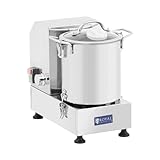 Royal Catering Tischkutter 1600 - 3200 U/min 6 l 1200 W Küchenkutter aus Edelstahl Kutter-Küchenmaschine Gastro-Kutter