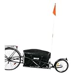 BIKE ORIGINAL Fahrradanhänger Mono Rad mit Stoßdämpfer