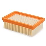 PRIMEBAG - Faltenfilter kompatibel mit WD 4-, WD 5-, WD 6-Serien, KNT 4 - Kärcher - Nass-Trocken-Staubsauger - Ersatz für KFI 4410 2.863-005.0 - Bestleistung beim Saugen