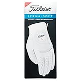 TITLEIST Perma Weiche Herren-Handschuhe, Weiß – Linke Hand/ML