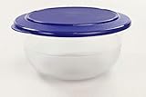 TUPPERWARE Tafelperle 2,1 L OHNE RAND mit mittelblauem Deckel Classic Royal