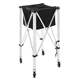 Loobiiny Faltbarer Tennisballwagen,Aufbewahrungswagen Mit Tragetasche,TennisballträGer Tennisballkorb,Ballwagen FüR 150 TennisbäLle