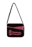 Tasche Germany Retro Schwarz rosa Lack Optik