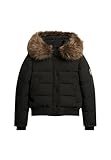 Superdry Damen Everest Hooded Bomberjacke Schwarz 36