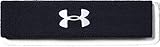 Under Armour Herren UA Performance Headband Komfortables und atmungsaktives Schweißband, Black/White, Einheitsgröße