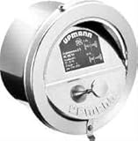 Zugbegrenzer mit rundem Anschlussstutzen, ø 130 mm, Edelstahl