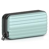 stardis Kosmetiktasche Hartschalen Kulturtasche Hardcase Damen Herren Kulturbeutel Kofferform Flight-Beautycase Wasserdicht Mini-Koffer Optik Waschbeutel Mint