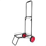 Aktive 62132 Faltbarer Strandwagen Beach, 35 x 45 x 100 cm, Schwarz