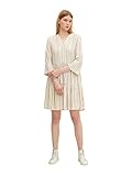 TOM TAILOR Denim Damen Kleid mit Streifen 1032044, 29471 - Vertical Multicolor Stripe, XL
