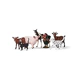 SCHLEICH Farm World | Bauernhof Tiere Set 77533 mit Hund, Katze, Schwein, Ziege, Kuh, Pferd und Hahn | detailliertes Spielset aus 7 Teilen | Bauernhof Spielzeug ab 3 Jahre | exklusiv bei Amazon